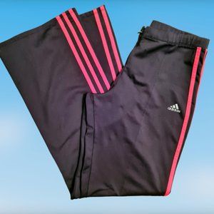 ADIDAS Climalite Black Joggers Track Pants leggings sz Small
